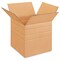 25 Pack Multi Depth Corrugated Cardboard Shipping Boxes for Packing Mailing and Storage 14 x 12 x 12 inch